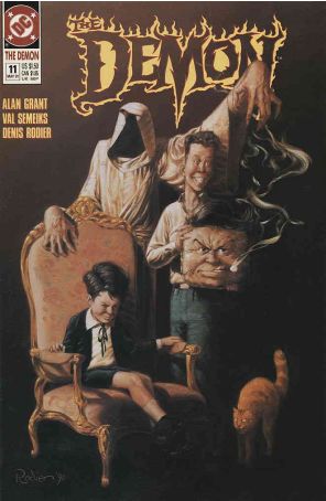 Demon (3rd Series) 11 published by DC with cover art by Denis Rodier