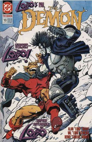 Demon (3rd Series) 13 published by DC with cover art by Val Semeiks