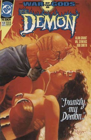 Demon (3rd Series) 17 published by DC with cover art by Denis Rodier