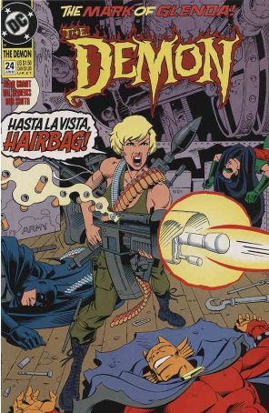 Demon (3rd Series) 24 published by DC with cover art by Val Semeiks