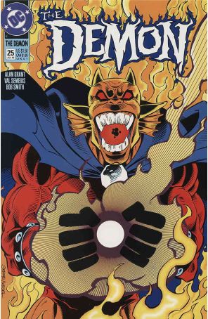 Demon (3rd Series) 25 published by DC with cover art by Val Semeiks