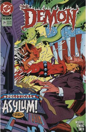 Demon (3rd Series) 26 published by DC with cover art by Val Semeiks