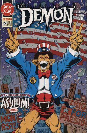 Demon (3rd Series) 27 published by DC with cover art by Val Semeiks