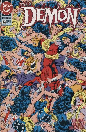 Demon (3rd Series) 32 published by DC with cover art by Val Semeiks