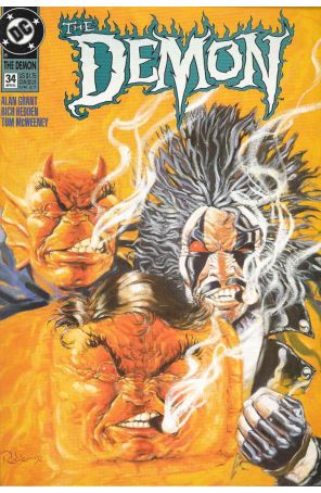 Demon (3rd Series) 34 published by DC with cover art by Denis Rodier