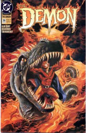 Demon (3rd Series) 36 published by DC with cover art by Denis Rodier