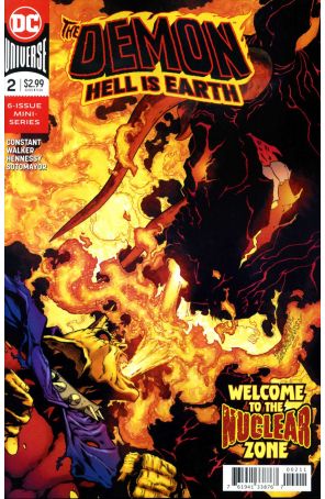 Demon: Hell Is Earth 2 published by DC with cover art by Brad Walker