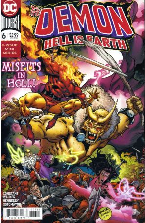 Demon: Hell Is Earth 6 published by DC with cover art by Brad Walker