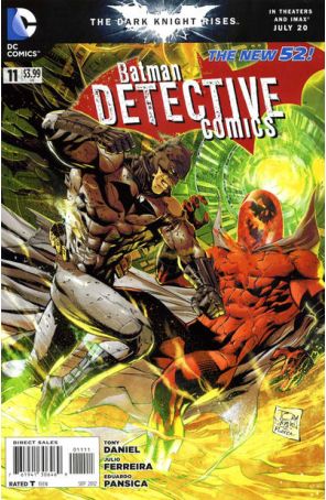 Detective Comics (2nd Series) 11 published by DC with cover art by Tony Daniel