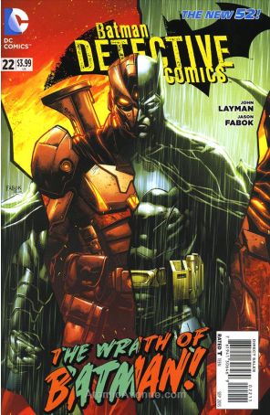 Detective Comics (2nd Series) 22 published by DC with cover art by Jason Fabok