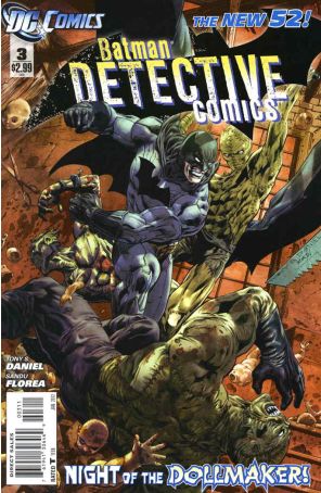 Detective Comics (2nd Series) 3 published by DC with cover art by Tony Daniel