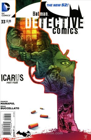 Detective Comics (2nd Series) 33 published by DC with cover art by Francis Manapul