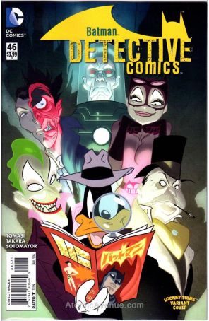Detective Comics (2nd Series) 46A published by DC with cover art by Ben Caldwell
