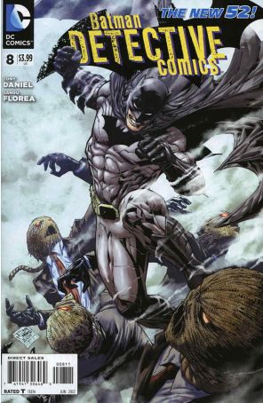 Detective Comics (2nd Series) 8 published by DC with cover art by Tony Daniel