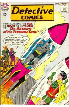 Detective Comics 321 published by DC with cover art by Sheldon Moldoff