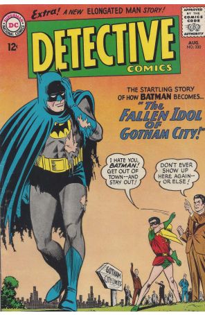 Detective Comics 330 published by DC with cover art by Carmine Infantino