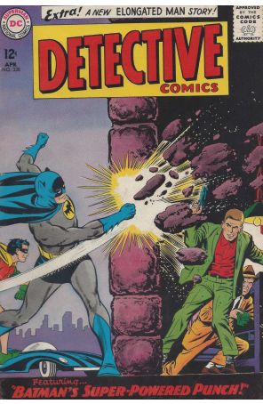 Detective Comics 338 published by DC with cover art by Carmine Infantino