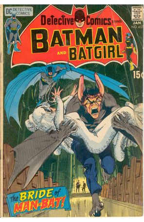 Detective Comics 407 published by DC with cover art by Neal Adams