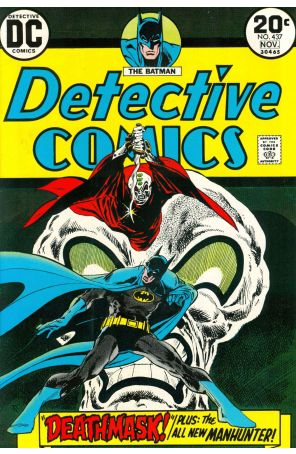 Detective Comics 437 published by DC with cover art by Jim Aparo