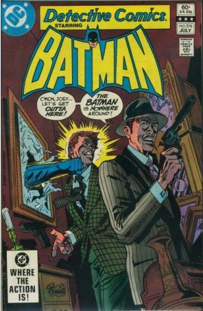 Detective Comics 516 published by DC with cover art by Ross Andru