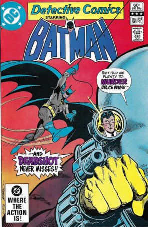 Detective Comics 518 published by DC with cover art by Jim Aparo