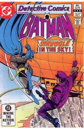 Detective Comics 519 published by DC with cover art by Jim Aparo