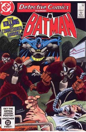 Detective Comics 533 published by DC with cover art by Gene Colan