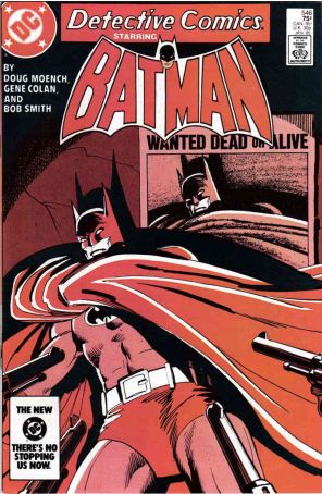 Detective Comics 546 published by DC with cover art by Dick Giordano