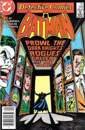 Detective Comics 566 (Newsstand) published by DC with cover art by Dick Giordano