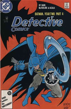 Detective Comics 578 published by DC with cover art by Todd McFarlane