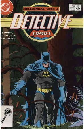 Detective Comics 582 published by DC with cover art by Jerry Bingham