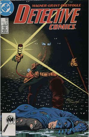 Detective Comics 586 published by DC with cover art by Norm Breyfogle