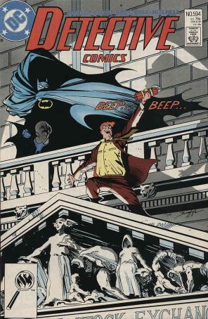 Detective Comics 594 published by DC with cover art by Norm Breyfogle