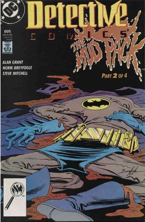Detective Comics 605 published by DC with cover art by Norm Breyfogle