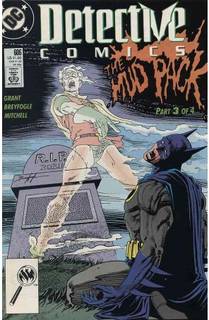 Detective Comics 606 published by DC with cover art by Norm Breyfogle