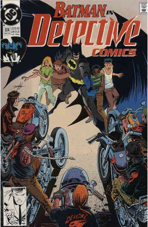 Detective Comics 614 published by DC with cover art by Norm Breyfogle