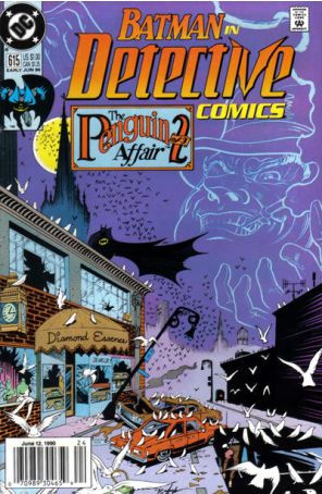 Detective Comics 615 (Newsstand) published by DC with cover art by Norm Breyfogle