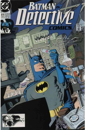 Detective Comics 619 published by DC with cover art by Norm Breyfogle