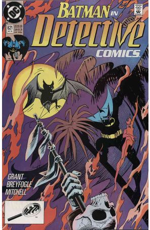 Detective Comics 621 published by DC with cover art by Norm Breyfogle