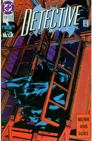 Detective Comics 628 published by DC with cover art by Michael Golden