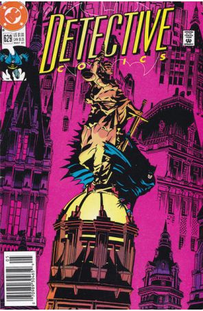 Detective Comics 629 (Newsstand) published by DC with cover art by Michael Golden
