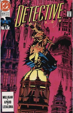 Detective Comics 629 published by DC with cover art by Michael Golden