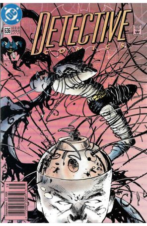 Detective Comics 636 (Newsstand) published by DC with cover art by George Pratt