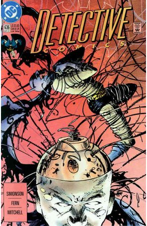 Detective Comics 636 published by DC with cover art by George Pratt