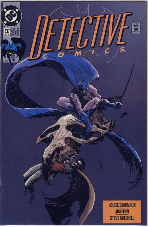 Detective Comics 637 (2nd) published by DC with cover art by George Pratt