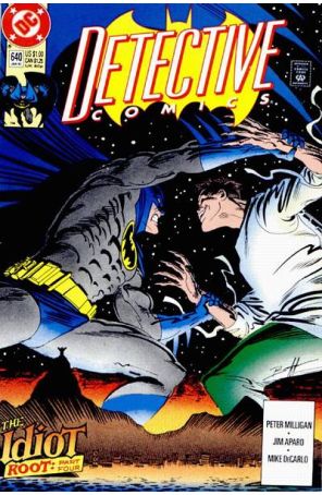 Detective Comics 640 published by DC with cover art by Norm Breyfogle