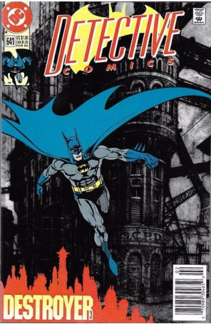 Detective Comics 641 (Newsstand) published by DC with cover art by Jim Aparo