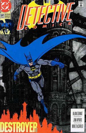 Detective Comics 641 published by DC with cover art by Jim Aparo