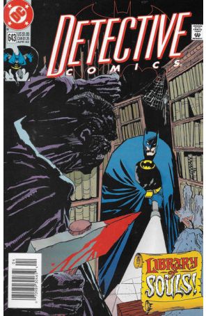 Detective Comics 643 (Newsstand) published by DC with cover art by Denys Cowan