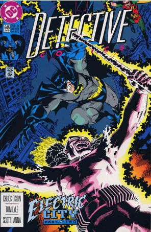 Detective Comics 645 published by DC with cover art by Michael Golden